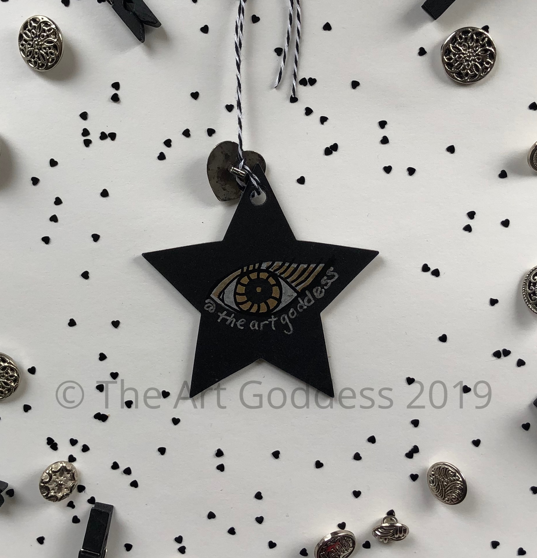 Star Ornament - Eyes