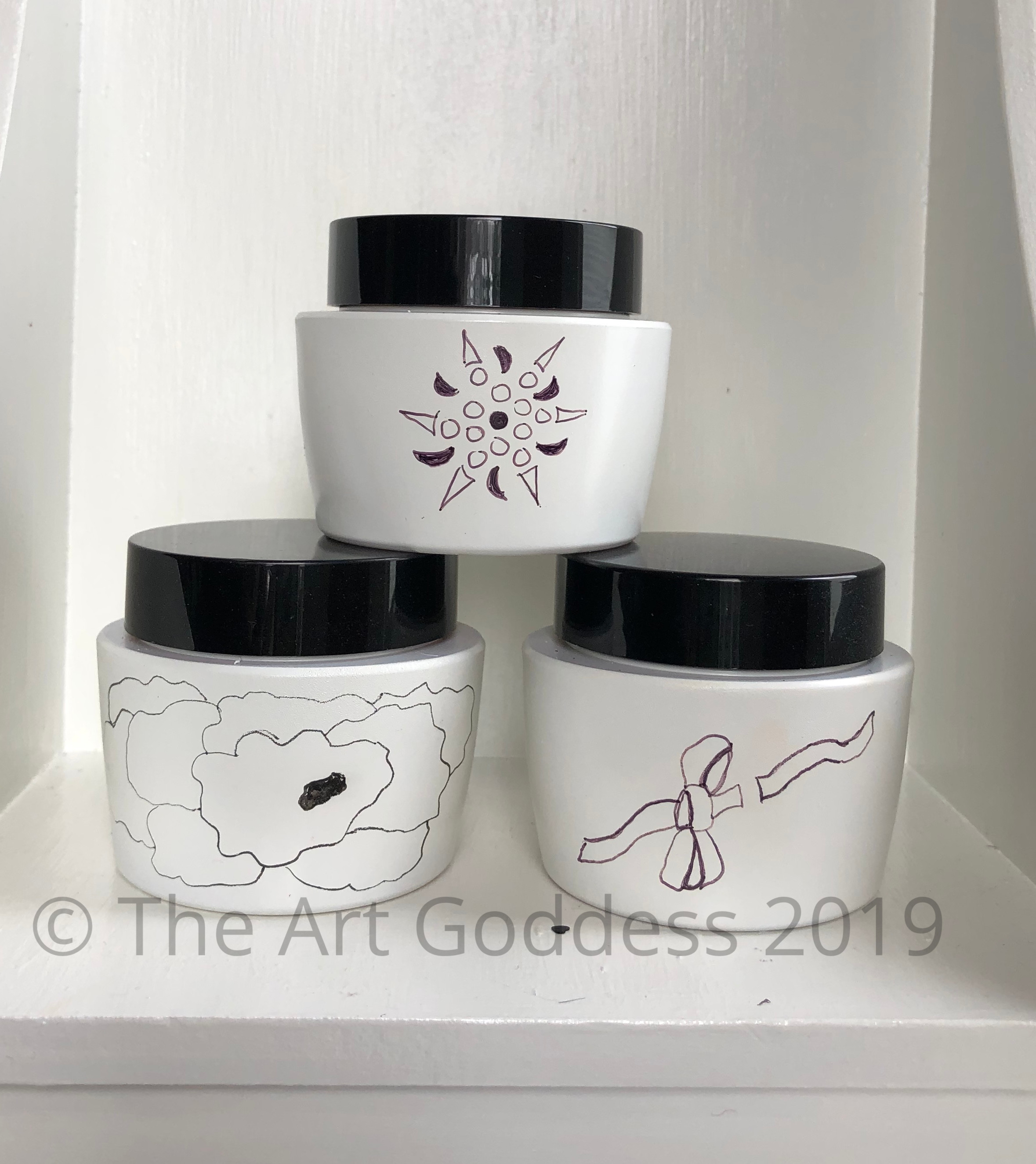 Sea Star, Clouds, and Broken Tie Un-Fortune Jars