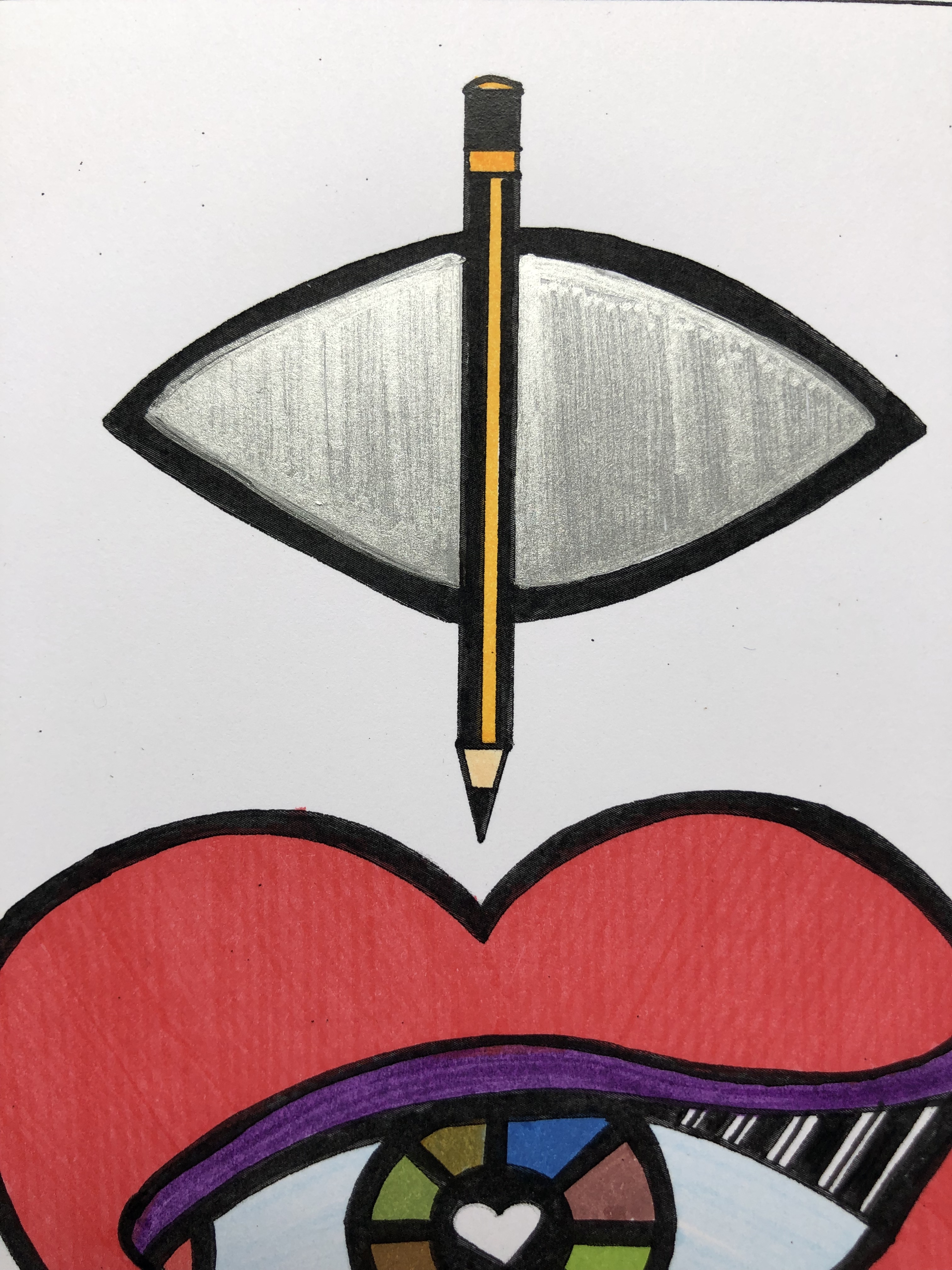 Eye Heart Art Detail