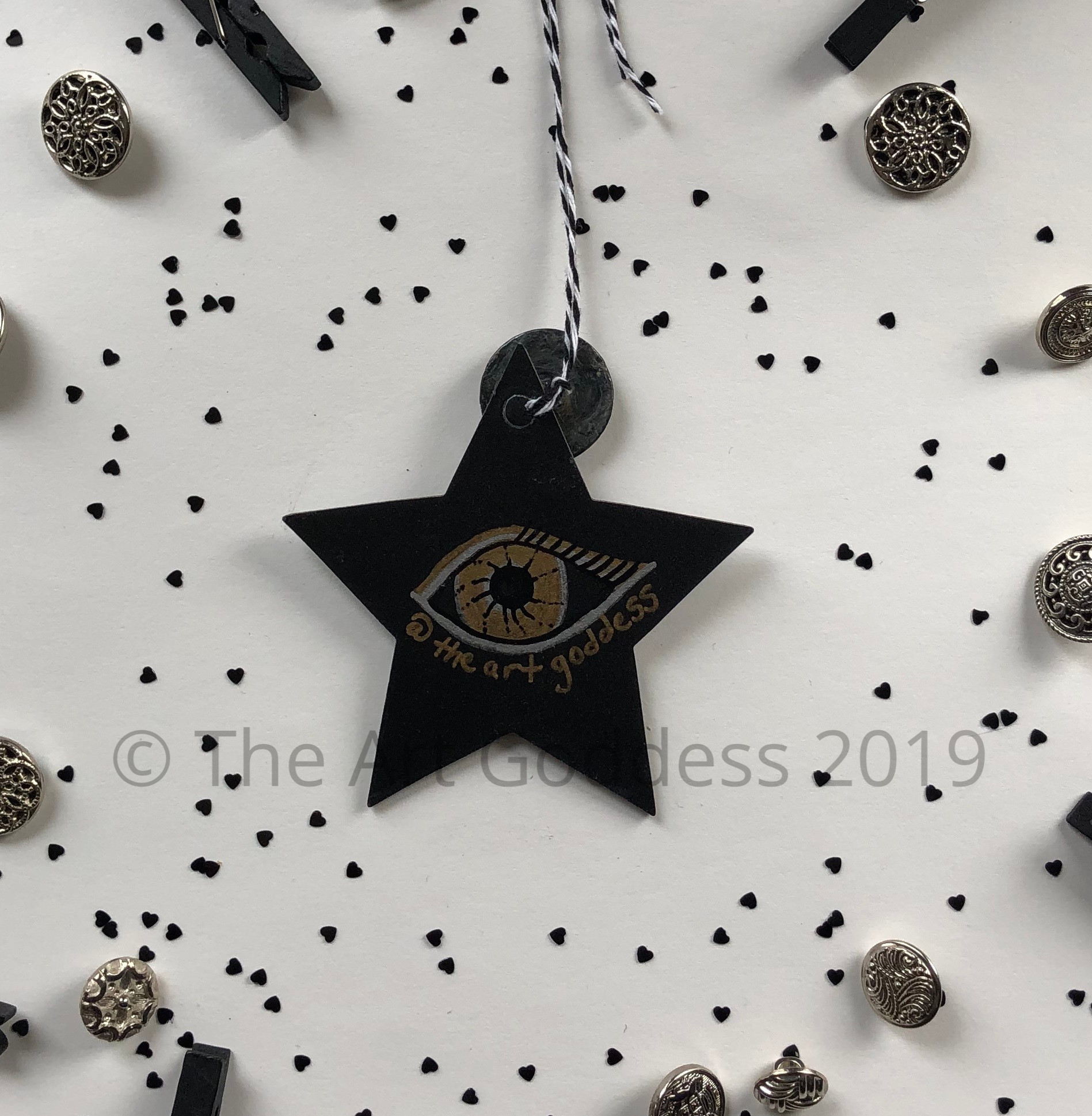 Star Ornament | Eyes (back)